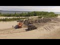 Dredging the Sandy Pond Channel to Lake Ontario - an aerial perspective
