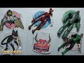King Of Monster ; Siren Head vs House Head, Cartoon Cat, McQueen Eater Demon, Cyborg, Green Lantern