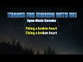 FIXING A BROKEN HEART - Indecent Obsession (HQ KARAOKE VERSION with lyrics)