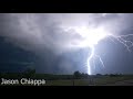 Lightning and Severe Thunderstorm Time Lapse (8/16/2021 Oklahoma)