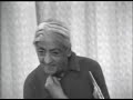 Perception is out of time | Krishnamurti