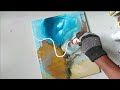Mastering ABSTRACT Art: MOPPING Technique in ACRYLIC Painting