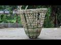 How To Make Unique design Bamboo Basket,Easy To Make