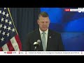 US secret service holds news conference about Donald Trump assassination attempt