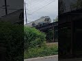 A Norfolk Southern Freight train going past on the Delair Bridge