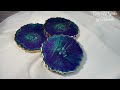 #110 Gorgeous Resin Geode Coasters - 2 Techniques 1 Video!