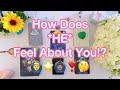 How Does HE Feel About You!? 🤯 (Secret Feelings)  😲 🍒 🤔 Tarot Psychic Reading! #His #Feelings