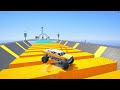 Testing MONSTER TRUCKS vs BROKEN ROAD in GTA 5!