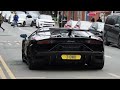 Karen gets angry at a Lamborghini aventador SVJ with a DTX exhaust in Alderley edge