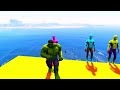 GTA 5 Epic Ragdolls RED SPIDERMAN VS RED MINION VS GREEN MINION (Euphoria Physics & Funny Fails) #15