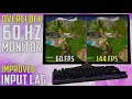 144 FPS ON A 60HZ MONITOR *INSANE UPGRADE* WATCH BEFORE BUYING 144HZ MONITOR! FORTNITE