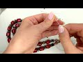 How to make a necklace of beads with your own hands #izkamnei