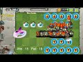 PVZ 2 Challenge - All 100 Plants Max Level vs 300 Zombies Level 5 - Who Will Win?