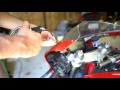 Ducati 1098 Mirror DIY repair with polymer material