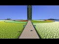 We Built 2600 Chunks Flower Garden in Survival Minecraft