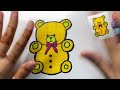 How to Draw Teddy Bear |Easy Drawing for kids and toddlers