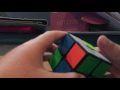 Solving a white side on a Rubik's cube 3x3 2x2