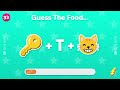 Can You Guess The Food By Emoji? | Food and Drink by Emoji Quiz