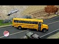 GTA 4 Crazy School Bus Crashes Ep.13