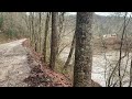 Elk River and mountain stream West Virginia