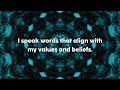 I SPEAK... Positive Affirmations | 741Hz Throat Chakra Healing