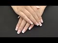 SNS Pink And White Dip on Natural Nail Tutorial