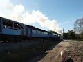 Steam train leaving Moana NZ