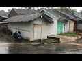 Heavy Rain in July in Village Life | Walk in Rain and Thunder in Rural Indonesia | @budibont1198