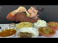 No Cutts Real ASMR ; Eating Mutton Paya+Namkeen Mutton+Beef Paya With Tandoori Naan+Boild Eggs Enjoy