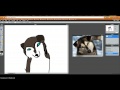 Drawing an alaskan husky in Pixlr