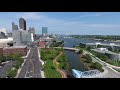 Downtown Toledo, Ohio! Drone's Eye View! 20180919