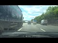 David's Video Drives: M25 Motorway, passing the Reigate junction [8], Surrey, UK  - 4th June, 2024