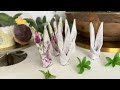 EASY Easter BUNNY NAPKIN Tutorial ✣ Perfect Element for Easter Dining Table Decor ✣ Spring 2024