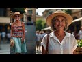 👉 10 TIPS on how to dress elegant in a hot climate for women over 60 |⛱️ #fashionover60 #summerstyle