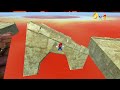 SM64HD Deluxe - Standing On A Steep Slope