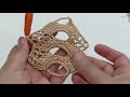 كروشيه مفرش عباره عن شرايط متعددة الاستخدام  crochet doily