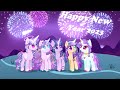 MLP [Crossover] Happy New Year 2023 (speepaint) [Redraw]