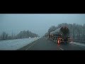 4K🇨🇦 Discover CANADA - Winter ROAD TRIP in Snow Storm from Quebec to Ontario Canada