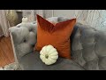 How To Use Fall Colors To Glam Your Living Room | Cozy Fall Decor