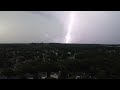 Severe thunderstorms in Little Rock, Arkansas 7/21/2023