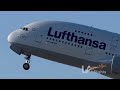 EPIC! Lufthansa A380 SHINE THE LIGHT & ATC SHOUT OUT!