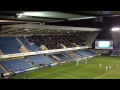 Owls fans celebrate Coke goal at the Den and sing WAWAW!