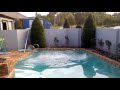 Dry ice bomb in pool