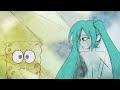 (REPRINT) Spongebob, Hatsune Miku - Somebody That I Use To Know (AI COVER)