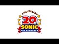 Sonic The Hedgehog 20th Anniversary Logo