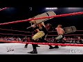 Kane & Rob Van Dam vs Chris Jericho & Christian RAW 1/13/2003 highlights