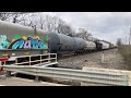 RARE Bypass Railroad Crossing Explained & Shown Up Close With 3 Norfolk Southern Trains In Ohio