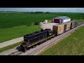 Chasing The Napoleon Defiance & Western Railway - Drone Railfanning