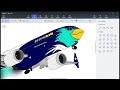 Drawing Nok Air 737 MAX8 on paint 3D