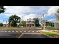 Toledo Downtown Drive on a Sunny & Cloudy Day, Ohio 4K - UHD